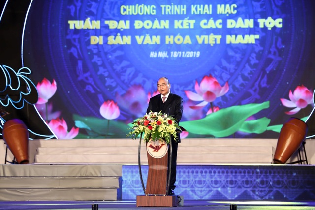 Thủ tướng Chính phủ Nguyễn Xuân Phúc phát biểu tại buổi lễ. Ảnh: tapchilangviet.vn
